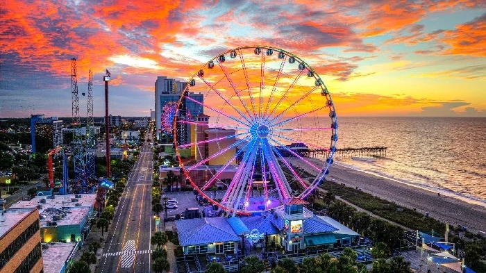 sunset in Myrtle Beach